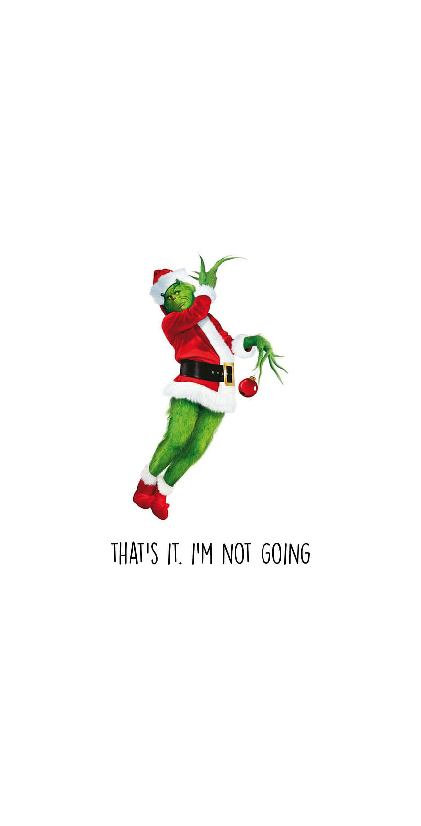Grinch Holiday iPhone, cute aesthetic christmas HD phone wallpaper
