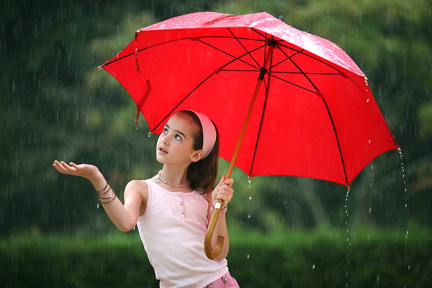 PARIS FASHION: Refreshing Rainy Mobile, rain time model HD wallpaper