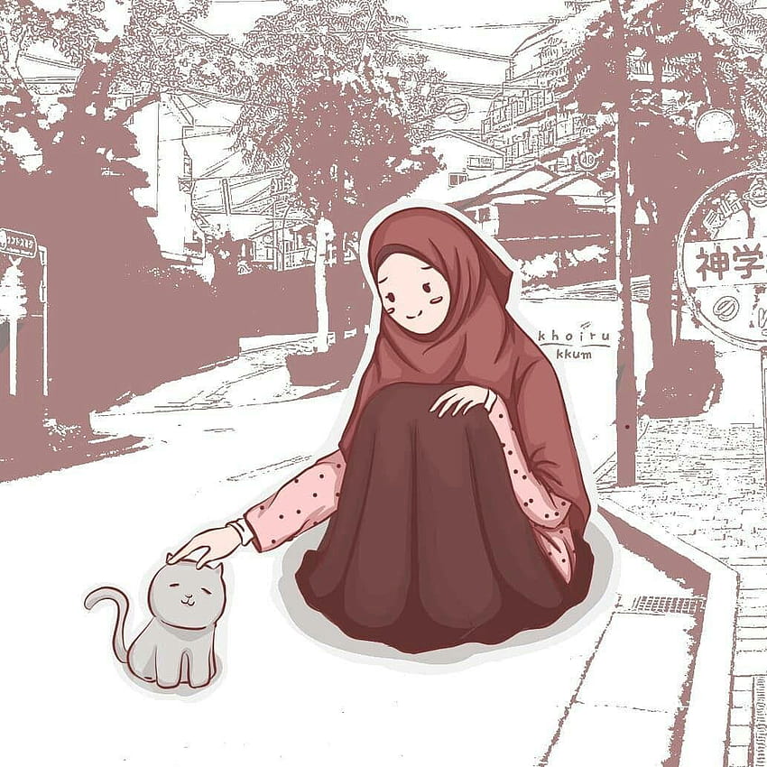 Hijab Cartoon, Islamic Girl, Anime Muslim, People, the muslims cartoon HD  phone wallpaper | Pxfuel