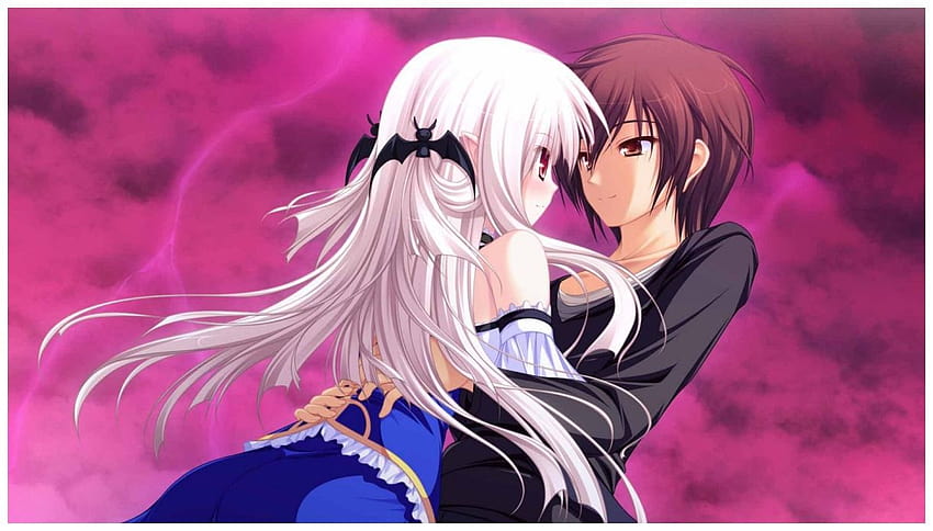 Romantic & Emotional Couples Anime Full, animated couple HD wallpaper