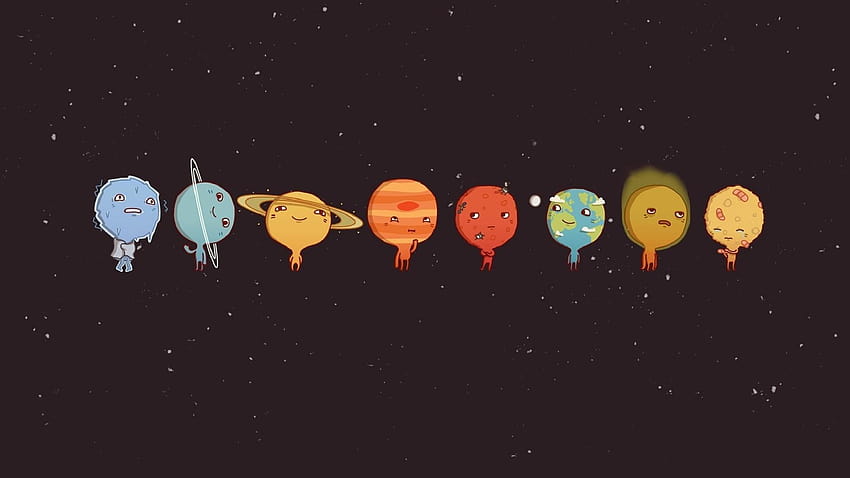 우주, 태양, 명왕성, 금성, 수성, 지구, 화성, 달, 태양계 HD 월페이퍼