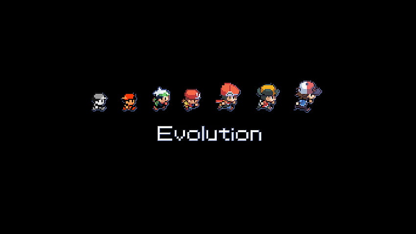 Latar Belakang Hitam Evolusi Pokemon Emas Nintendo Pkemon Merah, latar belakang pokemon vita Wallpaper HD