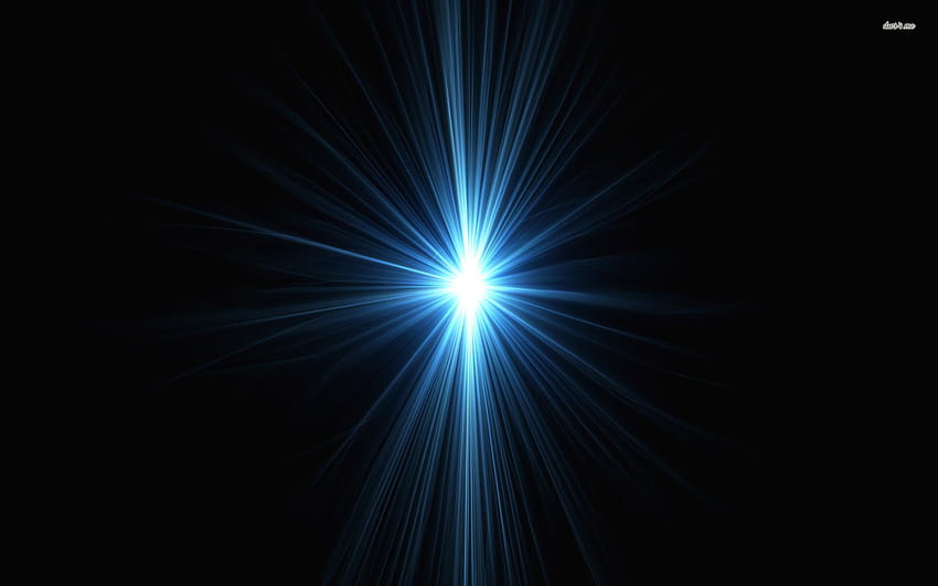 Blue light flares HD wallpaper