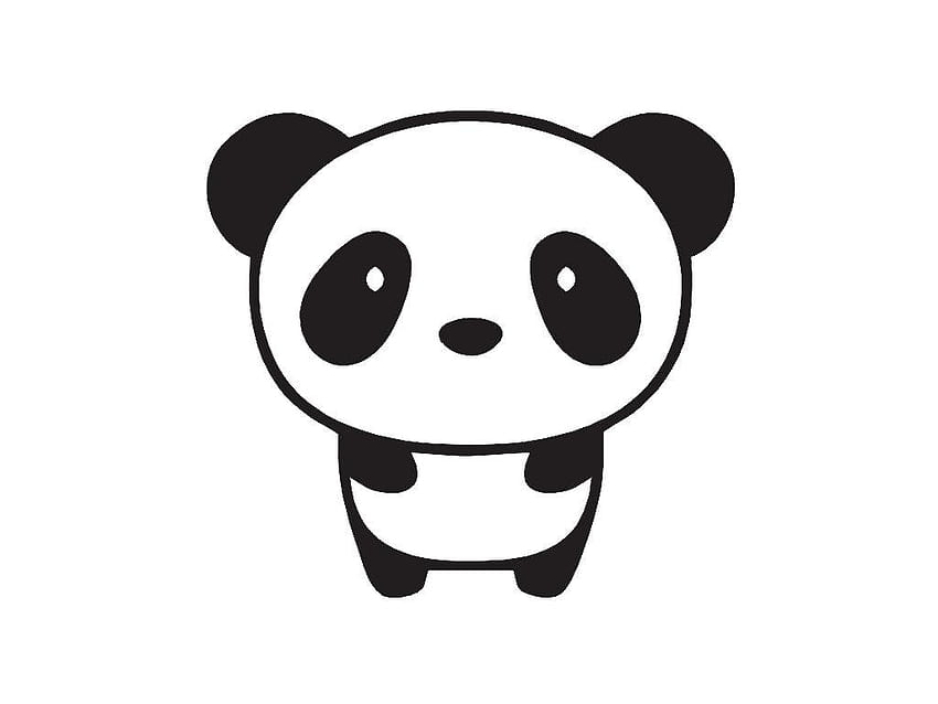 Kawaii Panda Cute Drawing HD wallpaper