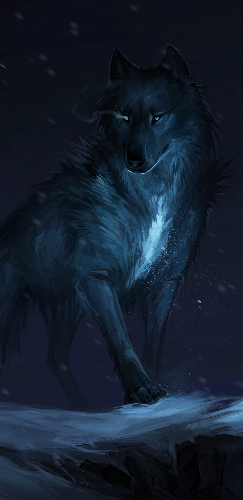 Alpha Wolf postato da John Sellers, lupo mannaro maschio alfa Sfondo del telefono HD