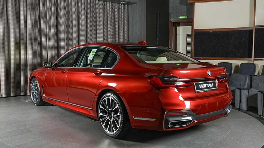 Base BMW 7 Series Gets Glammed Up With Individual Options, bmw 7 series red colour HD wallpaper
