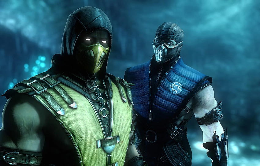 Rendering, Mortal Kombat, Scorpion, ninja, Sub Zero, sub zero mortal ...