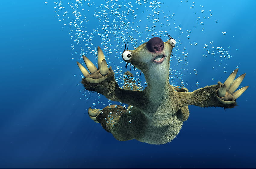 Ice Age Sloth Sid Wall Paper [3600x2026] for your, sid the sloth HD wallpaper