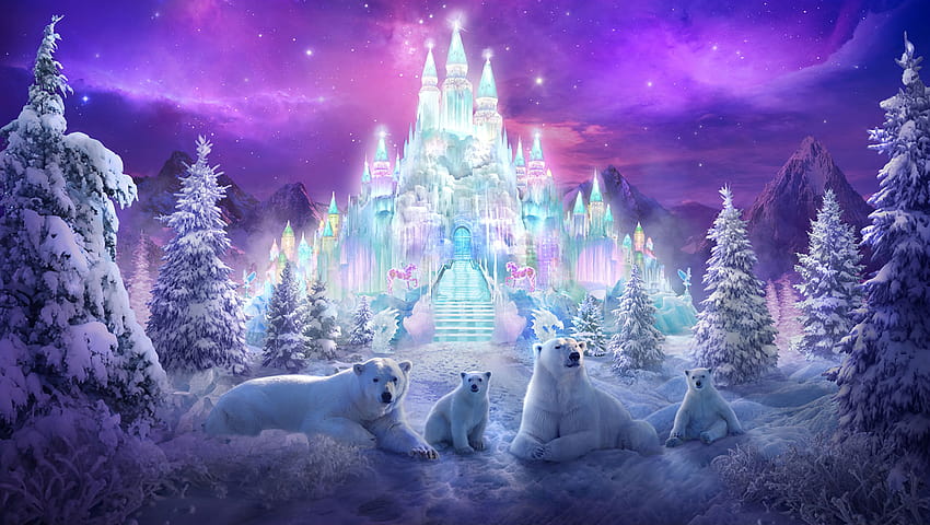 Magical Snow, christmas magical HD wallpaper