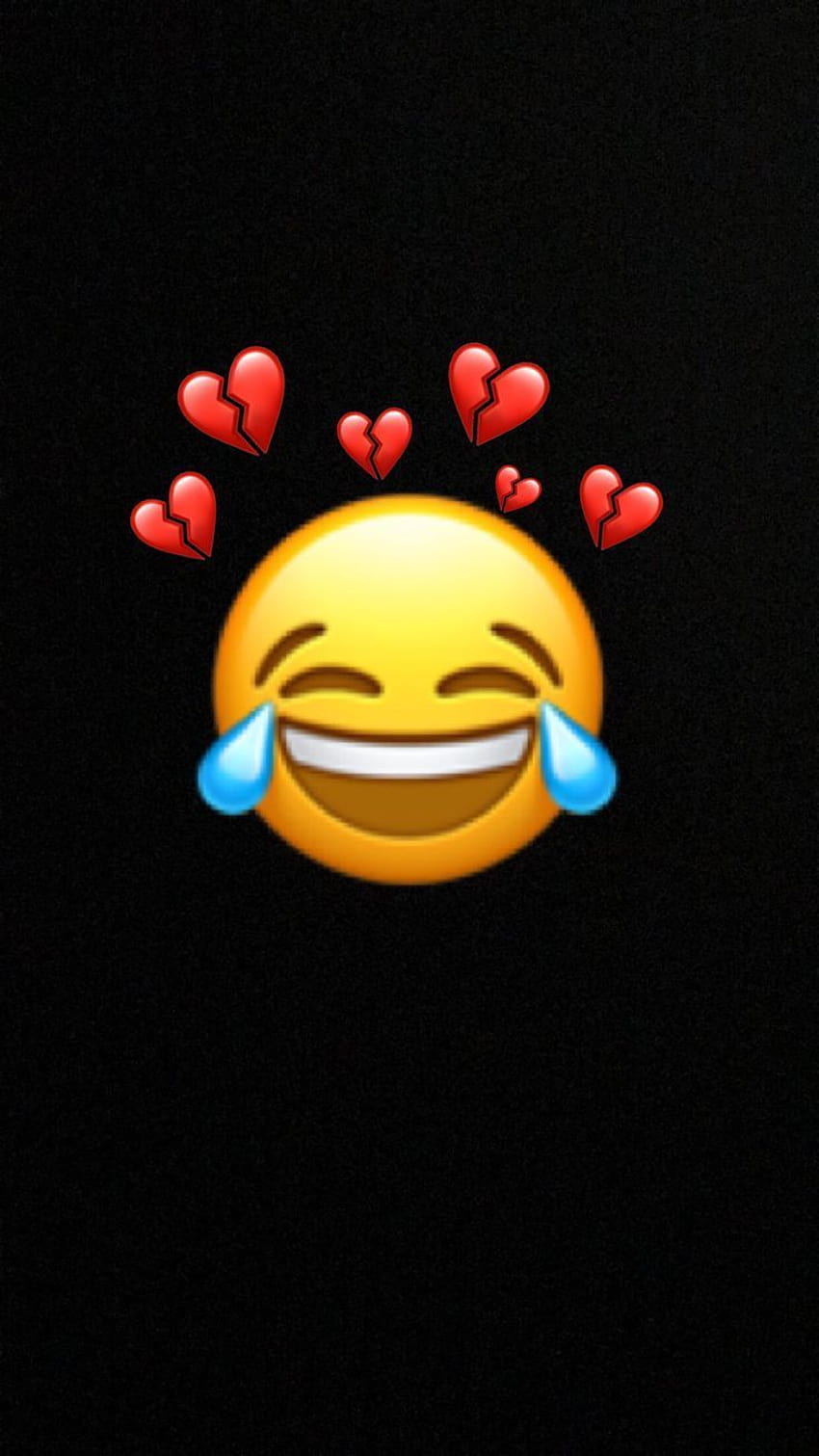Emoji triste, faux emoji de sourire Fond d'écran de téléphone HD