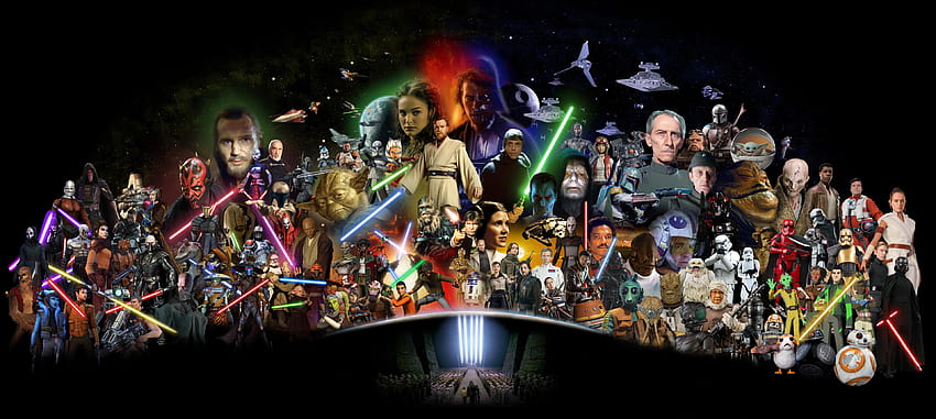 Saga ultime de Star Wars. : StarWars, la saga Fond d'écran HD