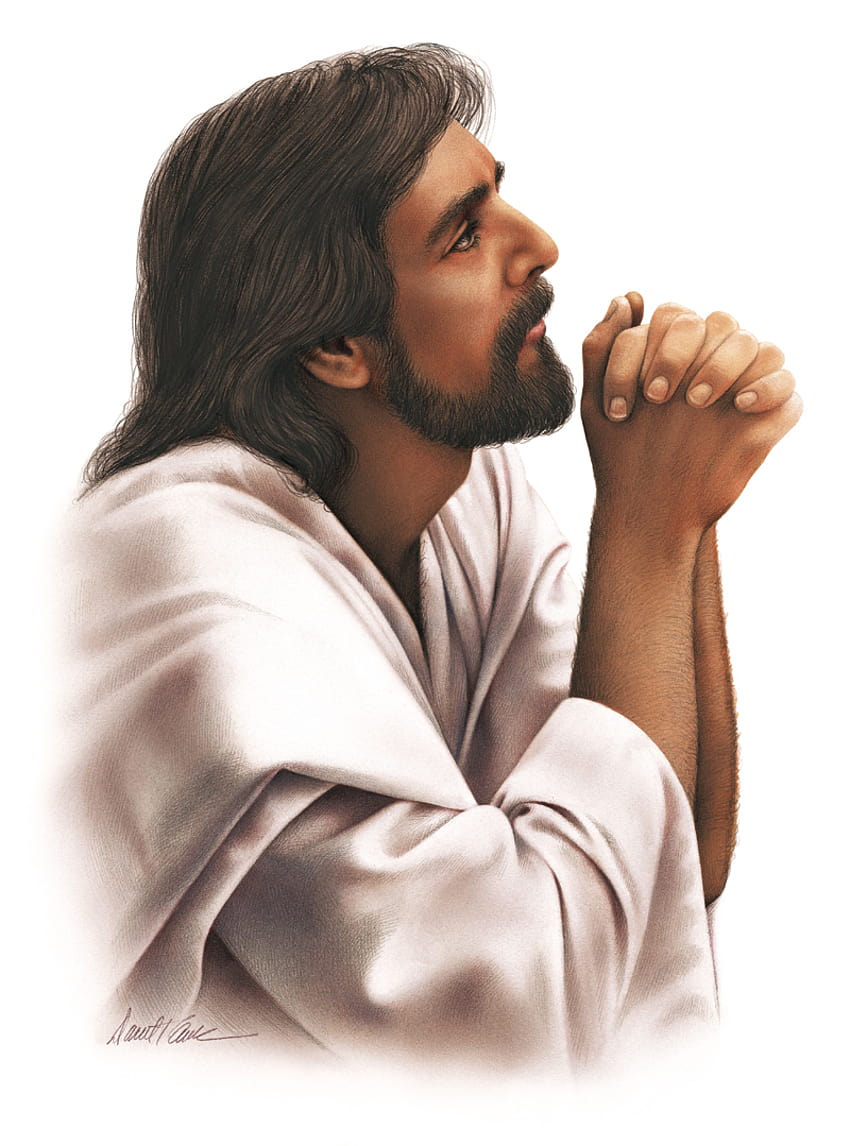 Maja, modlący się Jezus Tapeta na telefon HD
