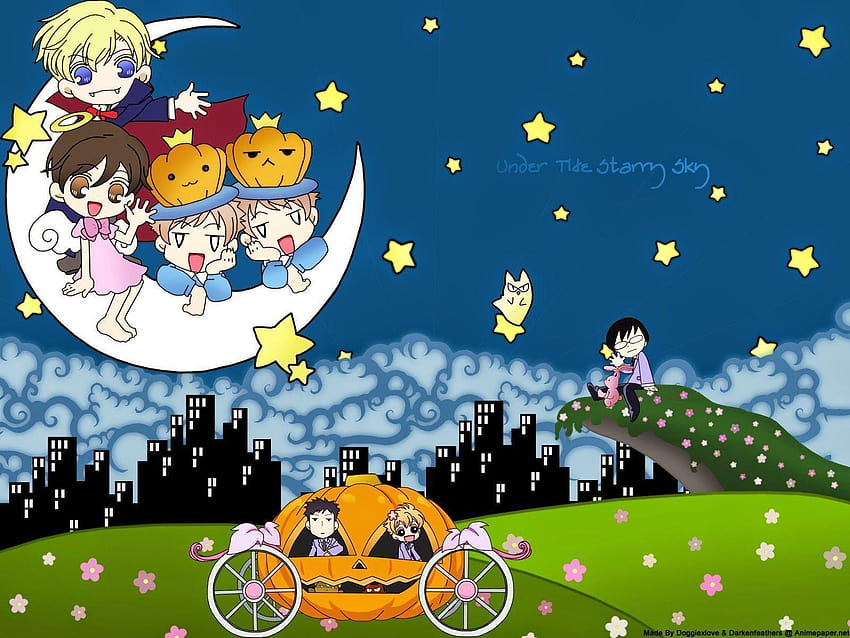 Moonlight Summoner's Anime Sekai: Ouran High School Host Club 桜蘭 HD wallpaper