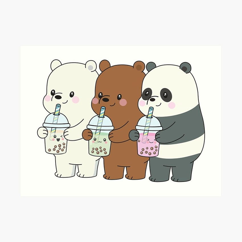 Set of Ten Cute Cartoon Bear Animals By tigatelu | TheHungryJPEG