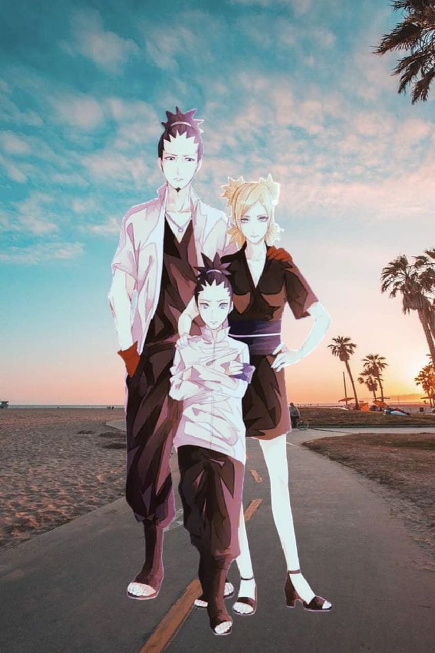 Nara Family, family cute anime HD phone wallpaper