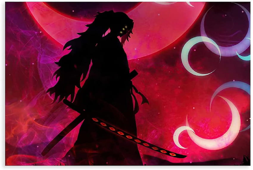 720P Free download | Demon Slayer Kokushibo Upper Moon Anime 1 Canvas ...