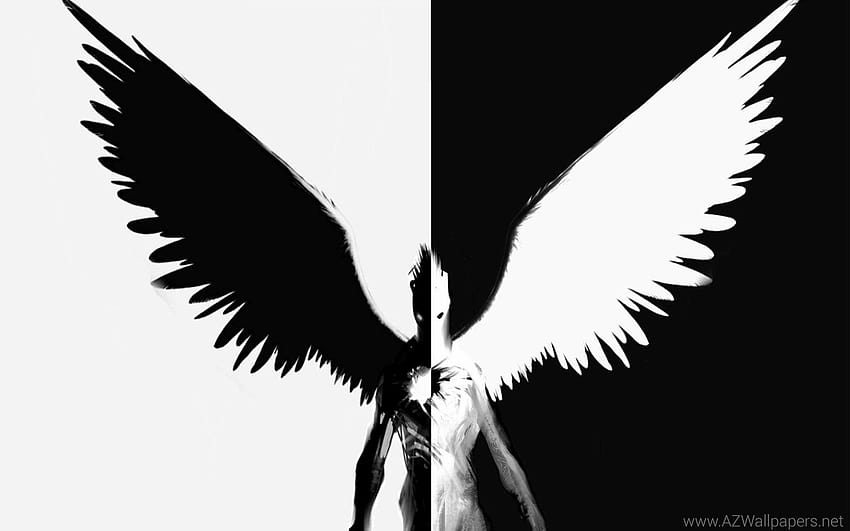 Angel And Devil, devil and angel HD wallpaper | Pxfuel