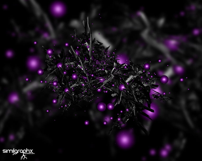 7 Purple And Black, purple shards HD wallpaper | Pxfuel