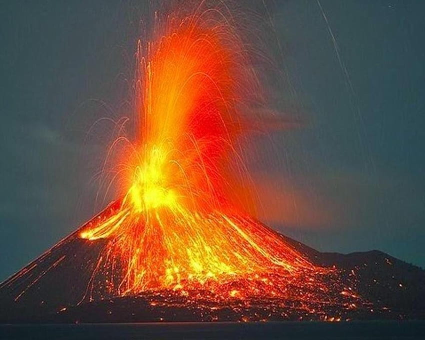 Krakatau Volcano for Android HD wallpaper | Pxfuel