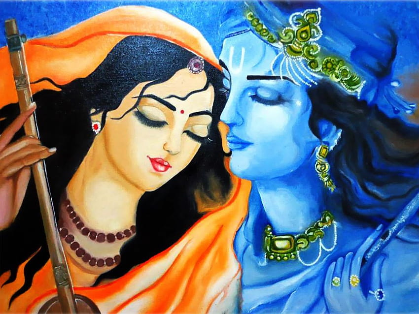 3 Radha Krishna Pintura, krishna meera fondo de pantalla