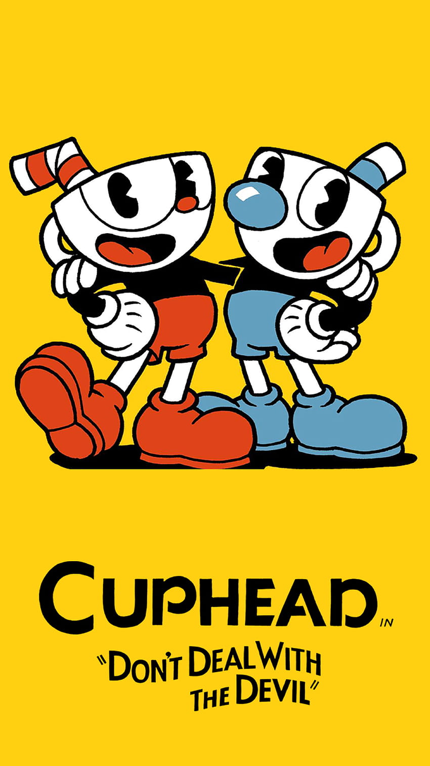 Here is a Cuphead phone I threw together in hop, cuphead full phone HD phone wallpaper