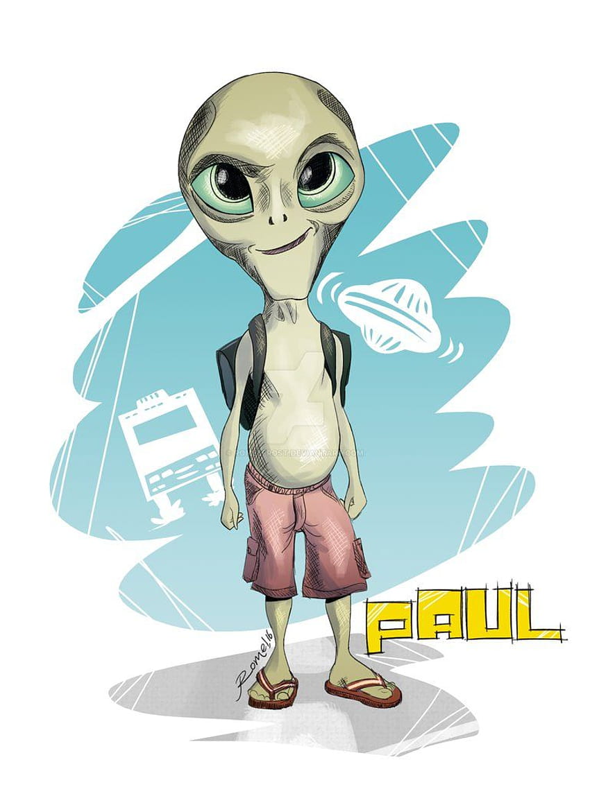 Paul by romelfrost, paul alien HD phone wallpaper