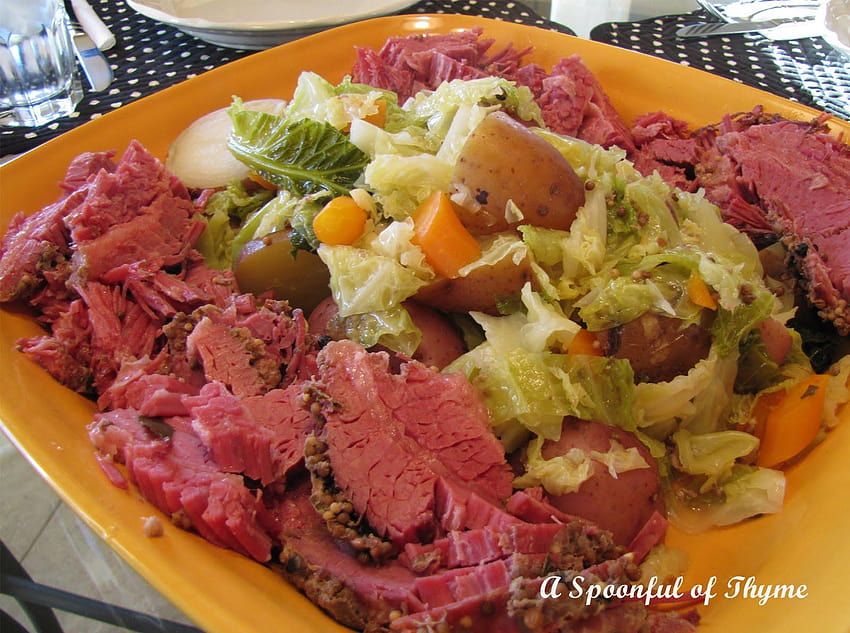 St. Patrick's Day Trivia, corned beef and cabbage HD wallpaper