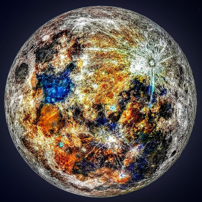 I extracted the color data from 150k of the moon so you can, you colored my world HD phone wallpaper