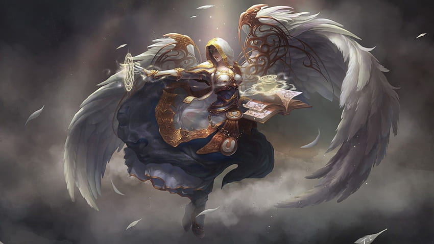 Archangel Mehisha - Arterial Of Origins, girl, anime, angel, archangel,  game, HD wallpaper | Peakpx