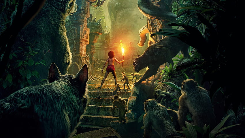 Księga dżungli, najlepsze filmy, Mowgli, Bagheera, filmy, mogli artysta muzyczny Tapeta HD