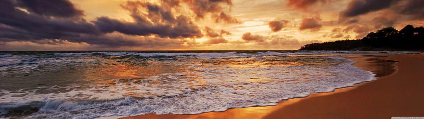 Summer Ocean Ultra Hintergründe für: Multi, 5120x1440 Sommer HD-Hintergrundbild