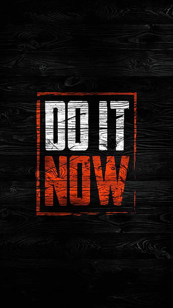Dont Wait Till Tomorrow Do It Now Motivational Quote Stock Illustration -  Download Image Now - iStock
