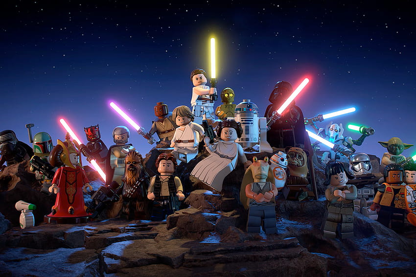 Lego Star Wars: The Skywalker Saga: 64 telur Paskah dan luka dalam, pertempuran perang bintang yavin Wallpaper HD