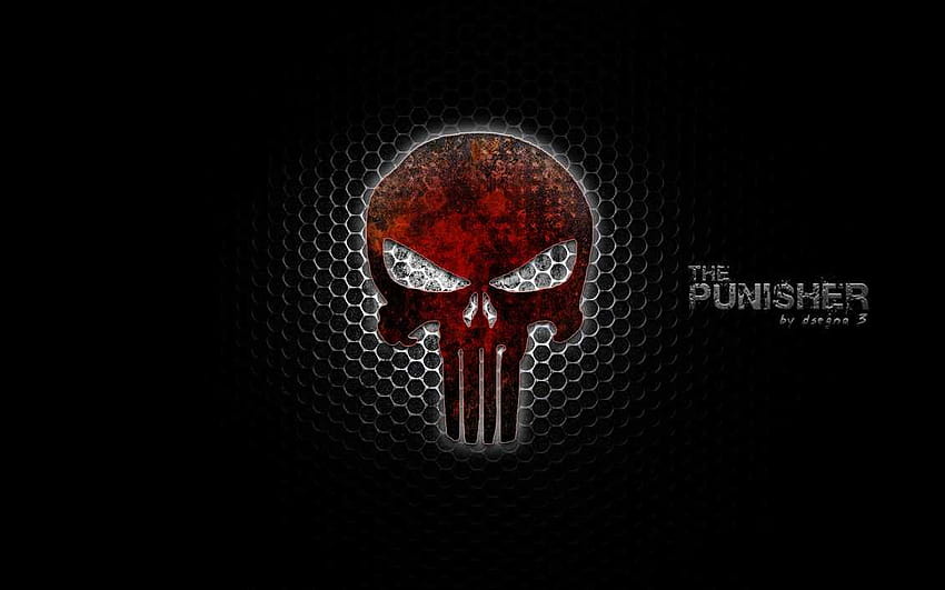 Punisher Logosu İçin Geniş Ekran Geniş Kafatası Bilgisayar Ekranı HD duvar kağıdı