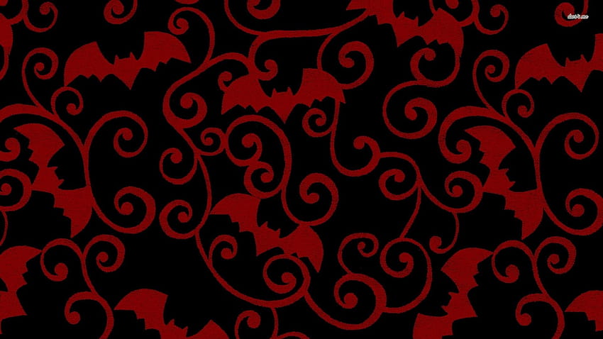 Bat pattern, halloween bats HD wallpaper