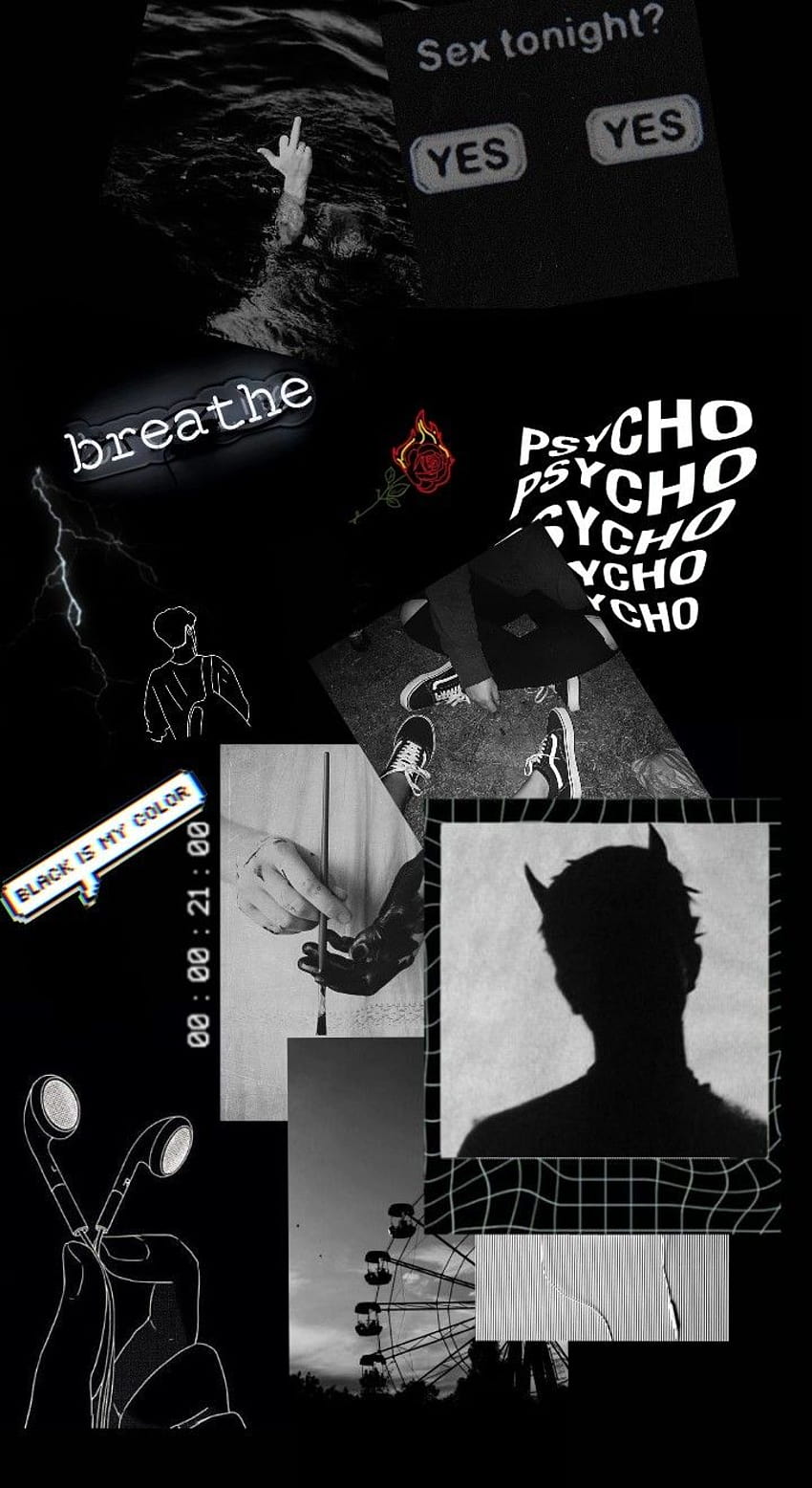 Psycopat Aesthetic posted by Christopher Anderson, psychotic aesthetic HD phone wallpaper