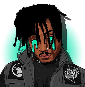My best Juice WRLD artwork i made so far. Decided to post it here aswell.  If you like it follow my art page on ig @csxr_art : r/JuiceWRLD