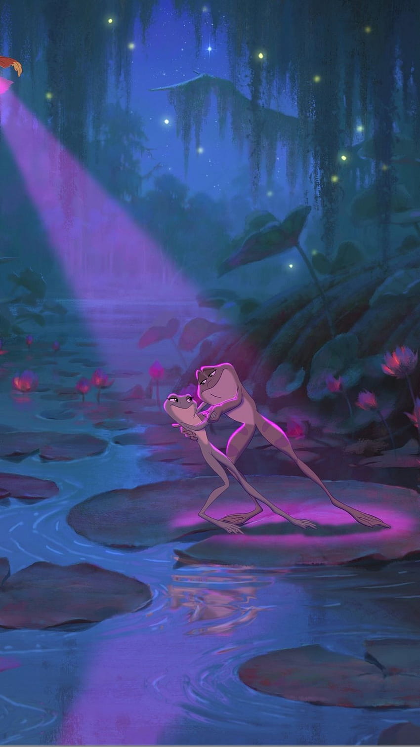 Принцесата и жабата, принцеса в естетиката на жабата HD тапет за телефон