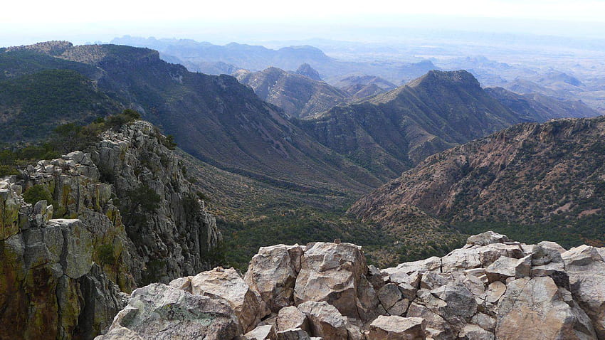 View from Emory Peak, Big Bend National Park. HD wallpaper
