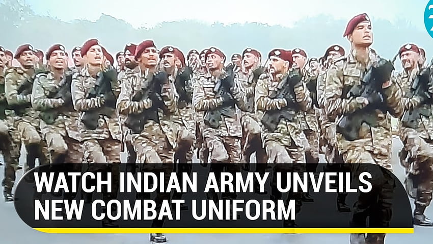 Watch: Indian Army unveils new digital combat uniform at Army Day parade HD wallpaper