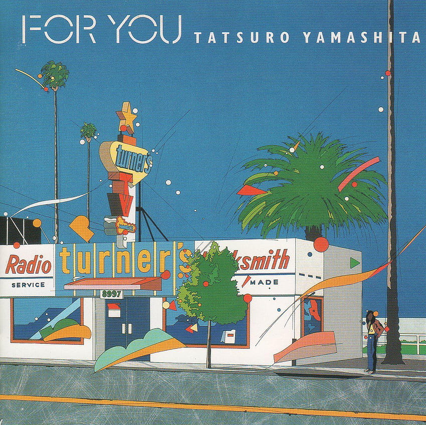 TATSURO YAMASHITA FOR YOU copertina dell'LP, hiroshi nagai Sfondo HD