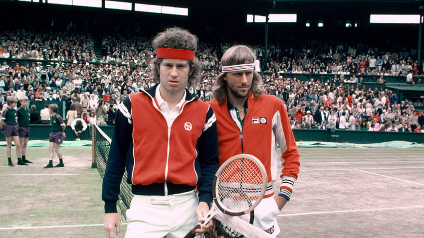 John McEnroe e Bjorn Borg: uma rivalidade que acabou cedo demais papel de parede HD