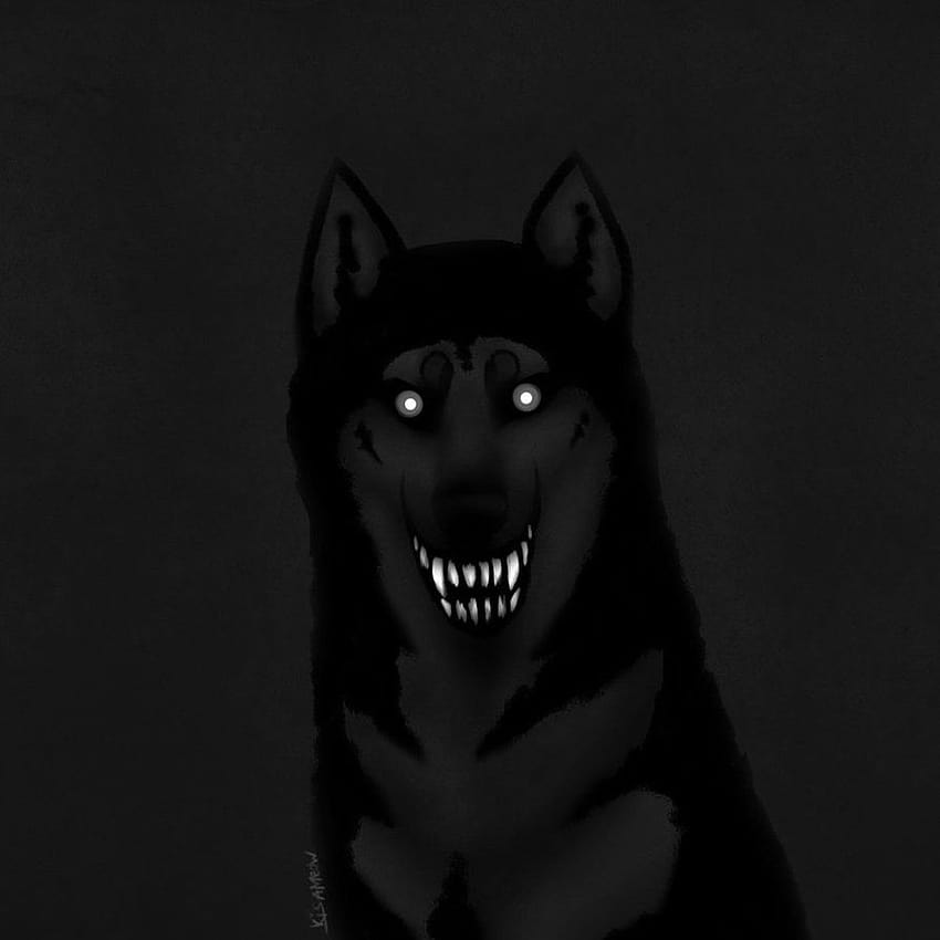Smile Dog.JPG by KisaMeow, creepypasta dog scary HD phone wallpaper