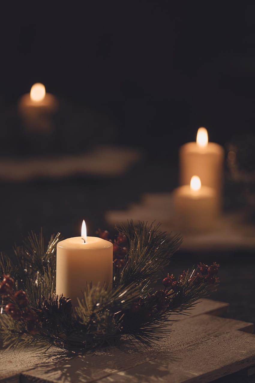 Advent Wreath, christmas advent candle HD phone wallpaper
