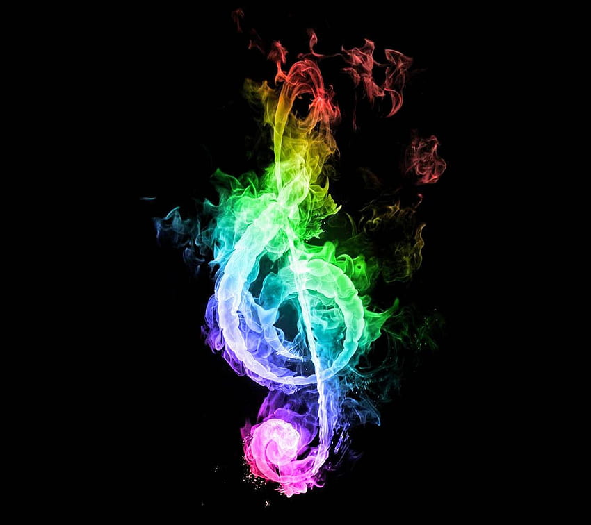 Bright music logo by dustyviers HD wallpaper
