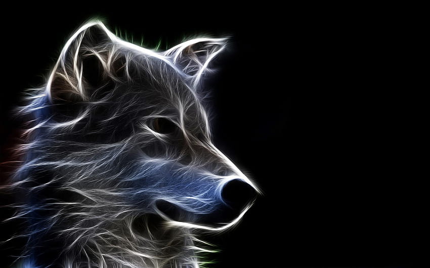 Arte abstracto del lobo, arte fondo de pantalla | Pxfuel