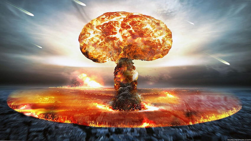 Wybuch jądrowy ·①, android z bombą atomową Tapeta HD