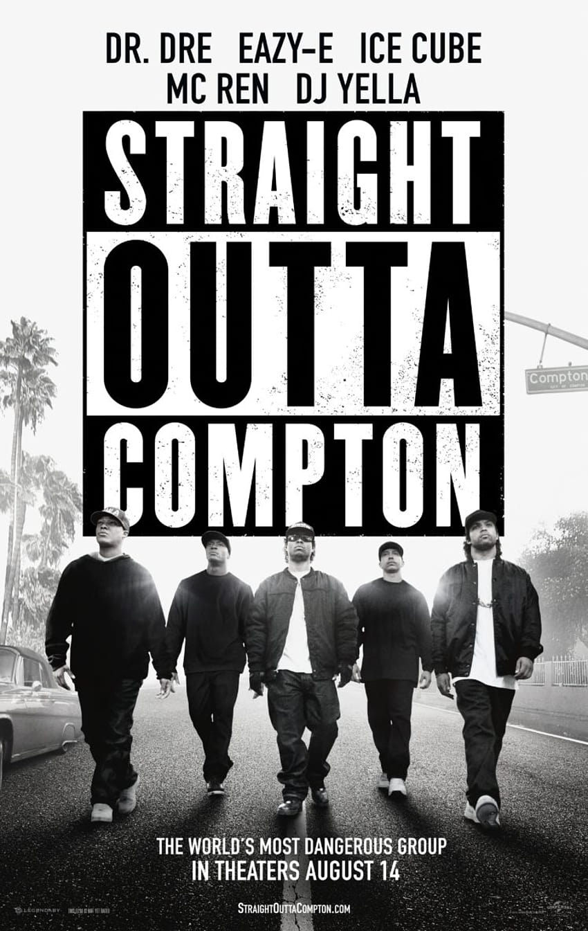proste, Outta, Compton, Rap, Raper, Hip, Hop, Gangsta, Nwa, Biografia, Dramat, Muzyka, 1soc, plakat / i mobilne tła Tapeta na telefon HD
