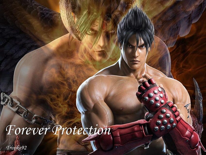 Forever Protection Jin และ Devil Jin โดย Trix92, jin kazama tekken tag 2 วอลล์เปเปอร์ HD