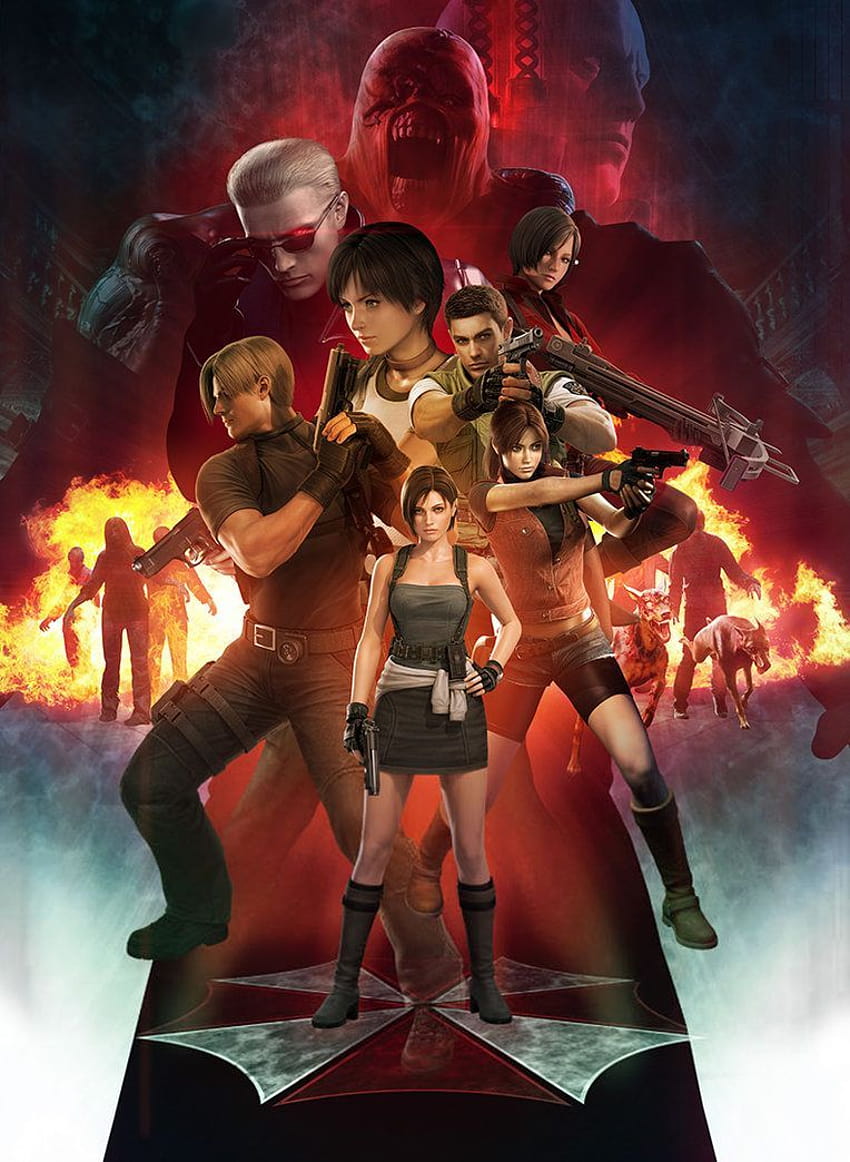 Hari Jadi ke-20 Resident Evil, poster Resident Evil wallpaper ponsel HD